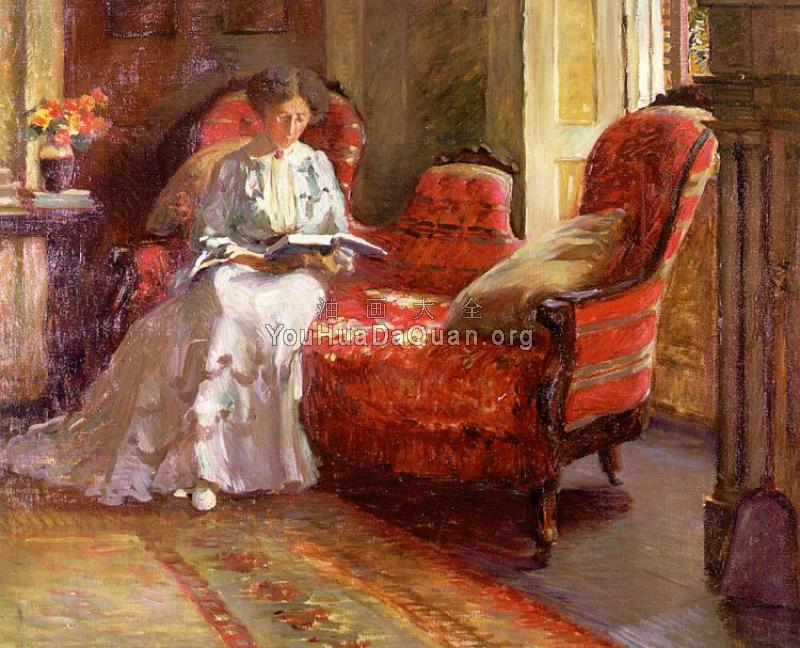 佛罗伦萨格瑞斯华尔德房子的前客厅 - 威廉·查德威克